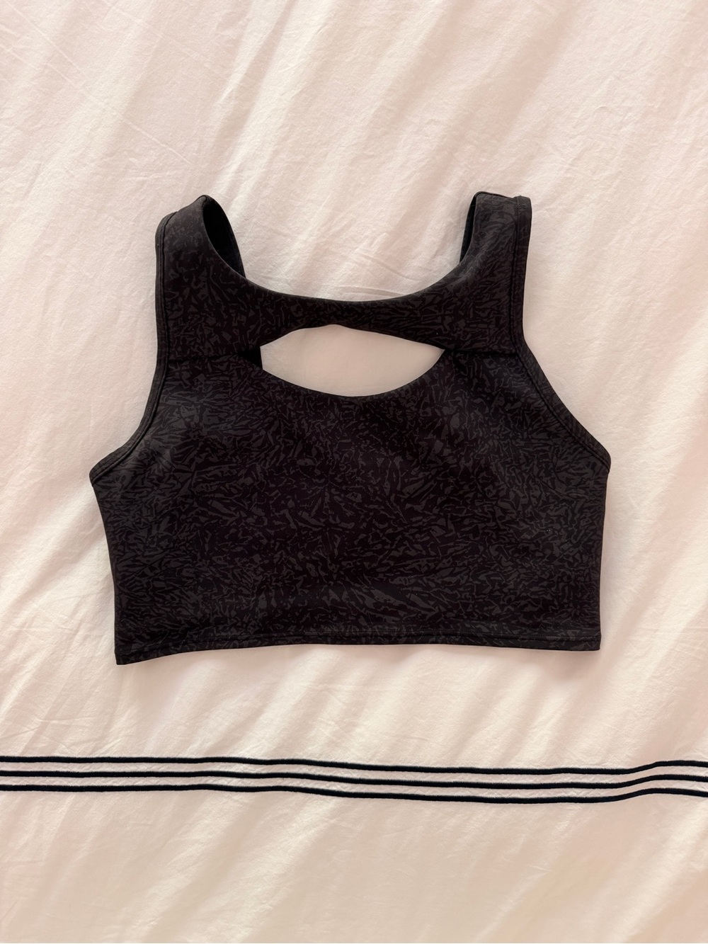 lululemon athletica Black Cutout Sports Bra